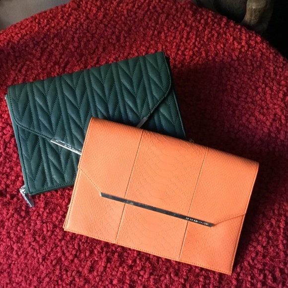 Two brand NEW! BCBG Maxazria envelope clutches. - Picture 2 of 4